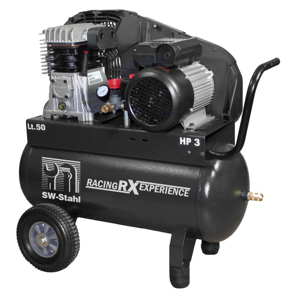 SW-Stahl Kolbenkompressor, 50 l, 230 V