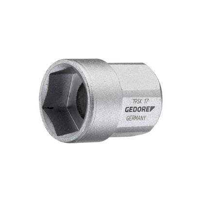 GEDORE Steckschlüsseleinsatz 1/2 Zoll, kurz, 10 Millimeter 19 SK 10-19 SK 10