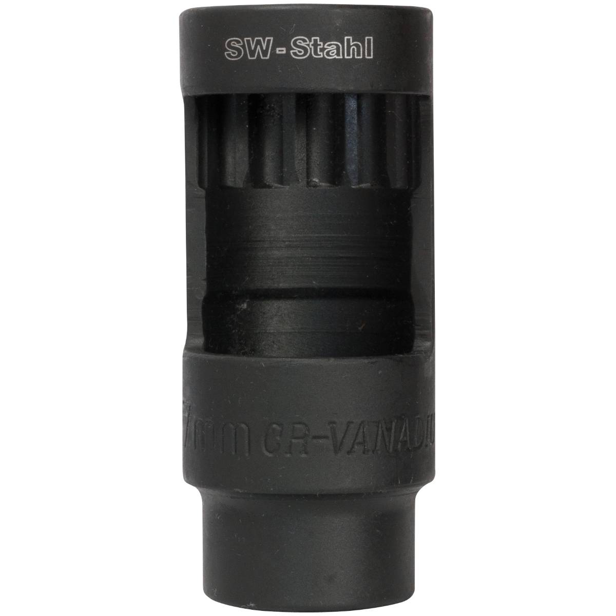SW-Stahl Steckschlüsseleinsatz, offen, 1/2", Zwölfkant, 27 mm