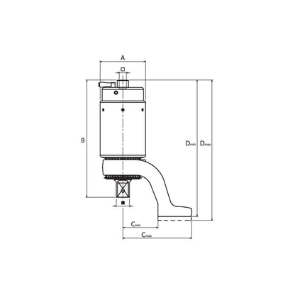 GEDORE Drehmomentvervielfältiger DREMOPLUS Aluminium 4000 Newtonmeter DVV-40ZRS