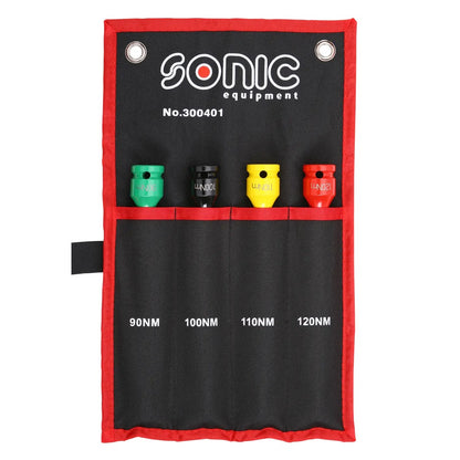 Sonic Torsion Verlängerungen-Satz 1/2" 4-teilig - 300401