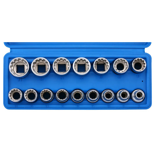 Sonic Multiprofil Stecknusssatz 1/2 Zoll 16-teilig - 301601