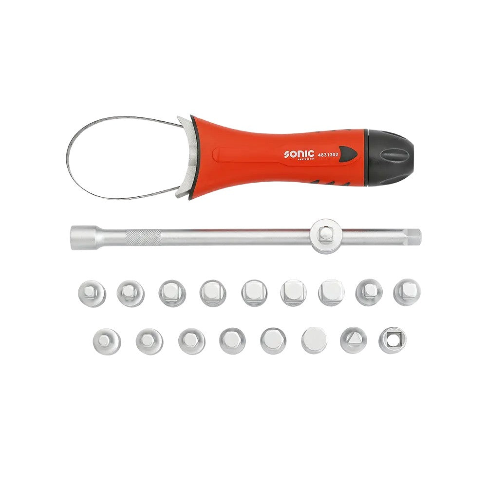 Sonic Ölablass-Satz 1/2" 20-teilig - 302001