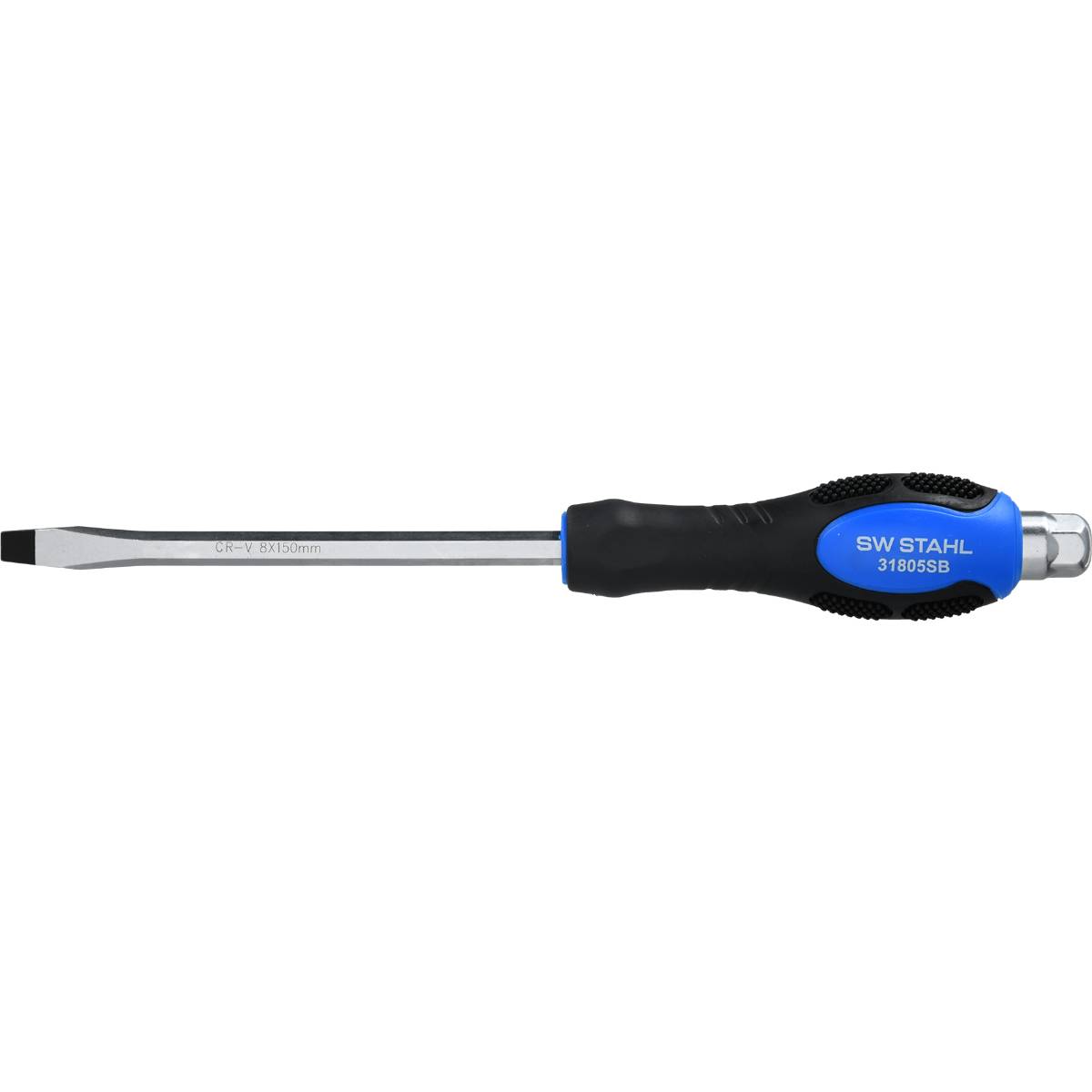 SW-Stahl Schraubendreher, schlagfest, Schlitz, 8,0 x 150 mm