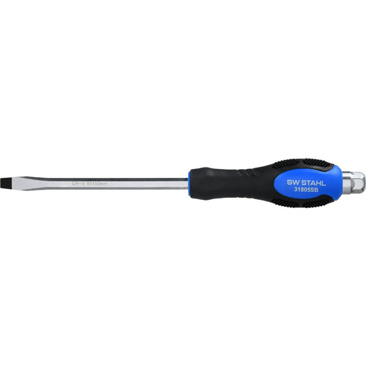 SW-Stahl Schraubendreher, schlagfest, Schlitz, 8,0 x 150 mm