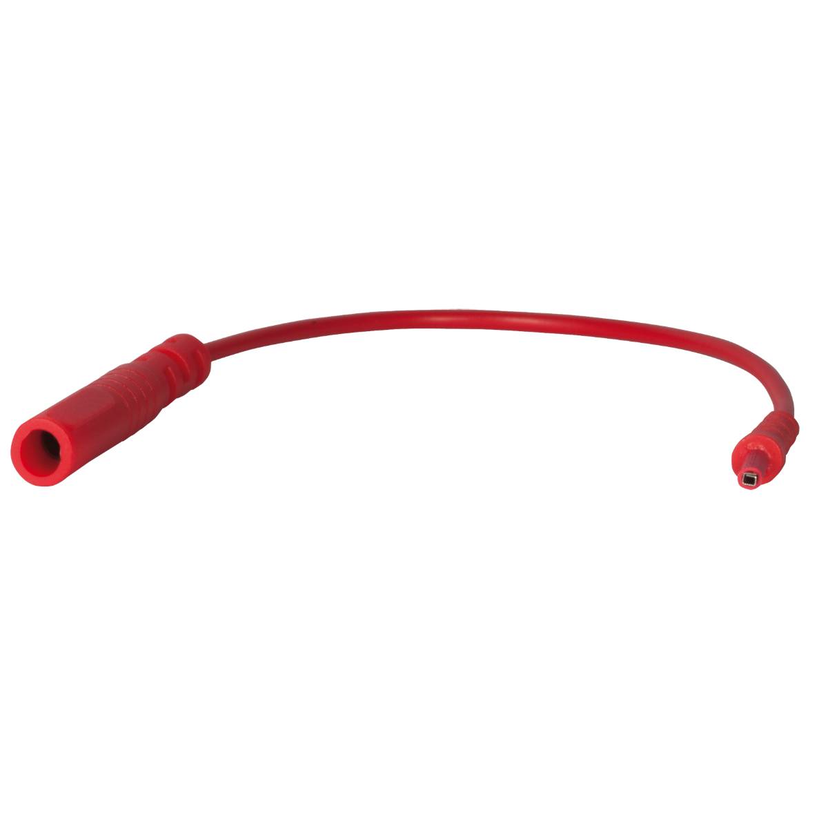 SW-Stahl Prüfkabel Buchse rund 2,1 mm, rot