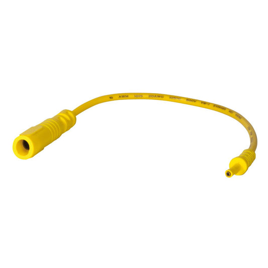 SW-Stahl Prüfkabel Buchse flach 0,7 mm, gelb