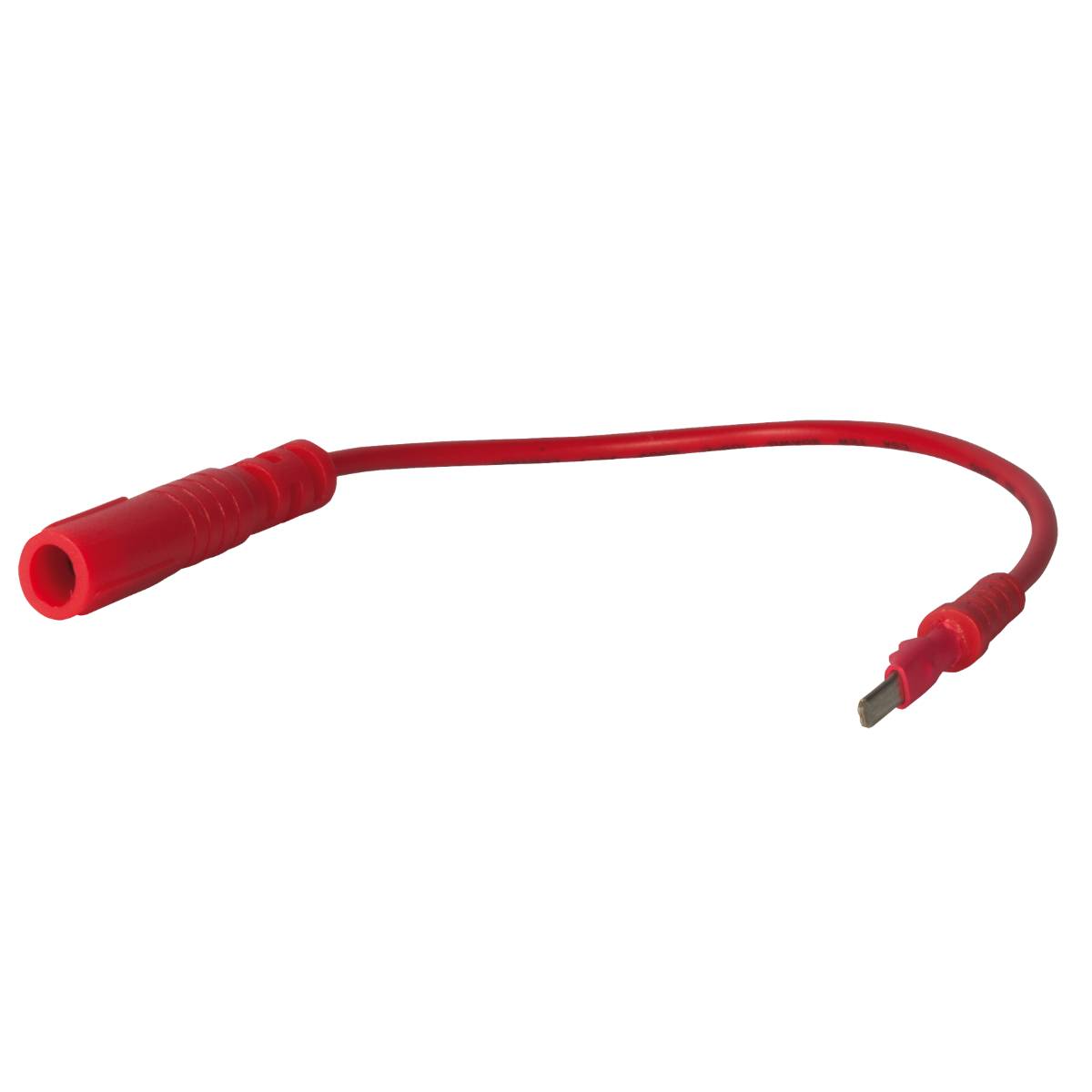 SW-Stahl Prüfkabel Stecker 2,8 mm, rot