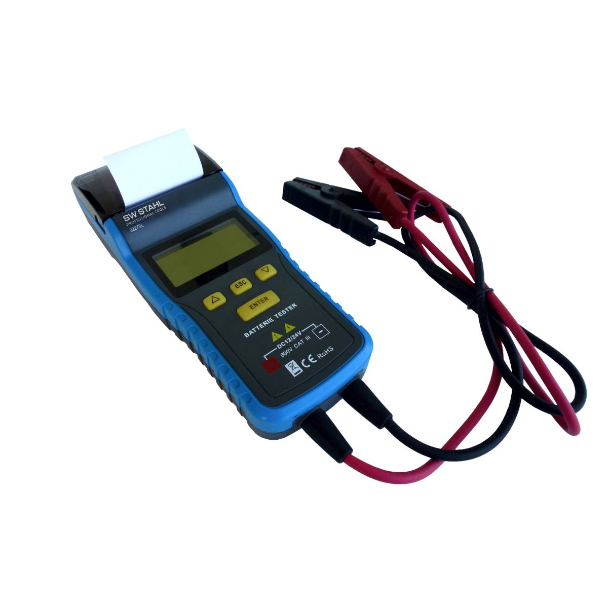 SW-Stahl Batterietester mit Drucker, 12V / 24V