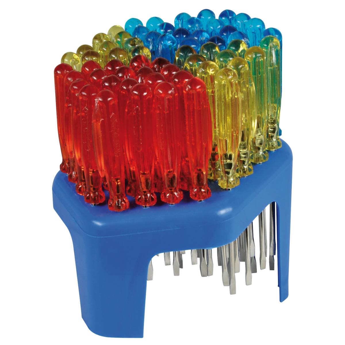 SW-Stahl Schraubendrehersatz, Mini, Plastikclip, 60-teilig