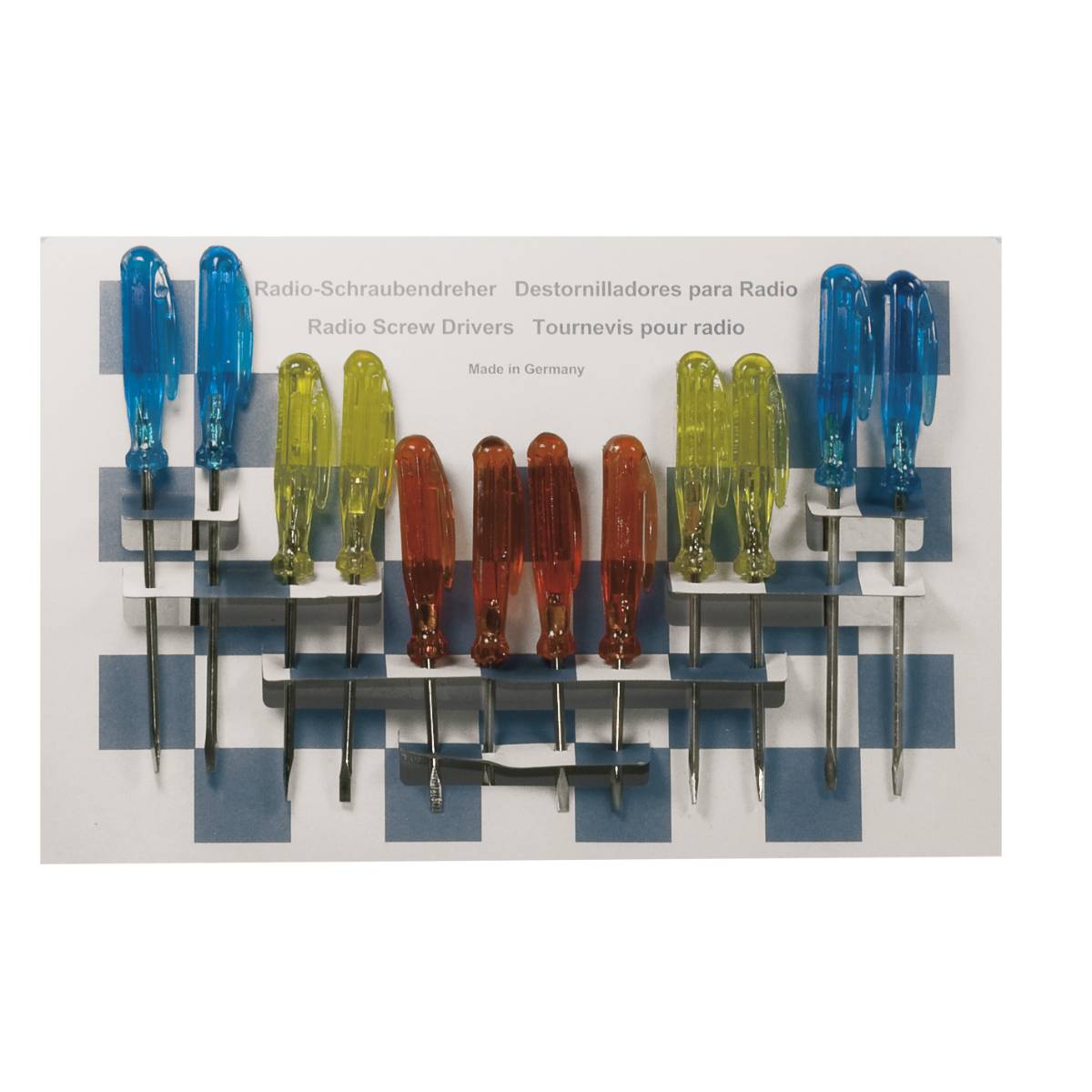 SW-Stahl Schraubendrehersatz, Mini, Plastikclip, 12-teilig