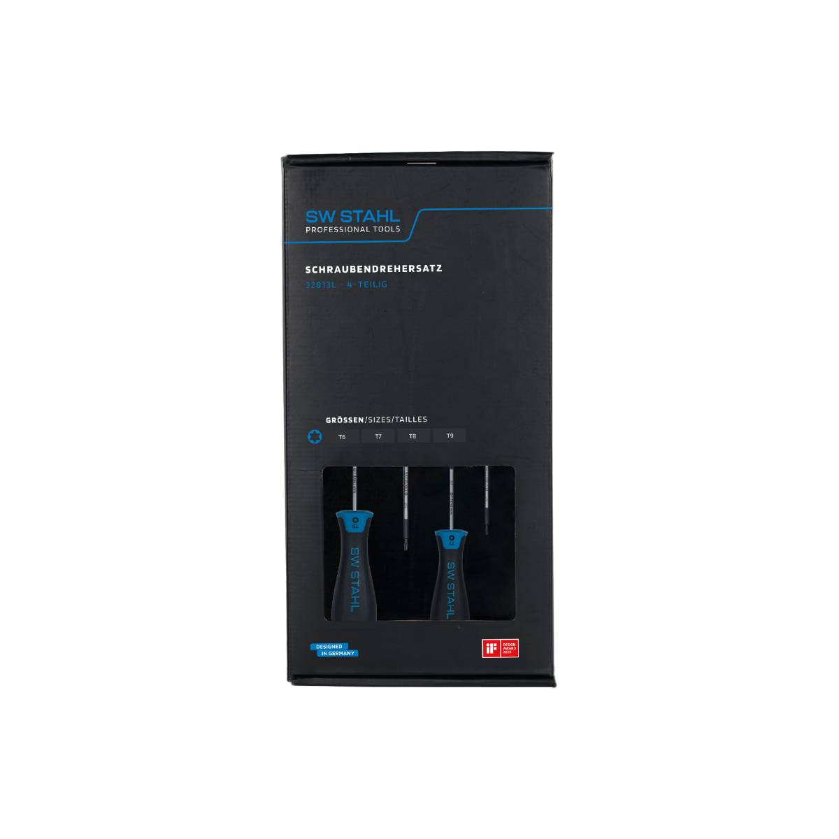 SW-Stahl Schraubendrehersatz, T-Profil, 4-teilig