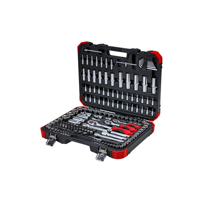 GEDORE Steckschlüssel-Satz mit 1/4 Zoll, 3/8 Zoll und 1/2 Zoll, 172-teilig - R45603172