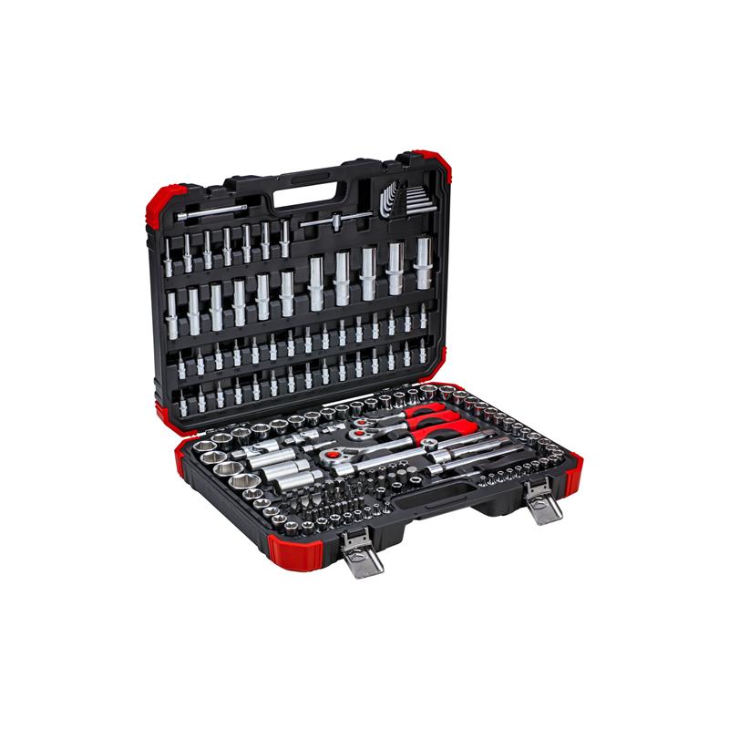 GEDORE Steckschlüssel-Satz mit 1/4 Zoll, 3/8 Zoll und 1/2 Zoll, 172-teilig - R45603172