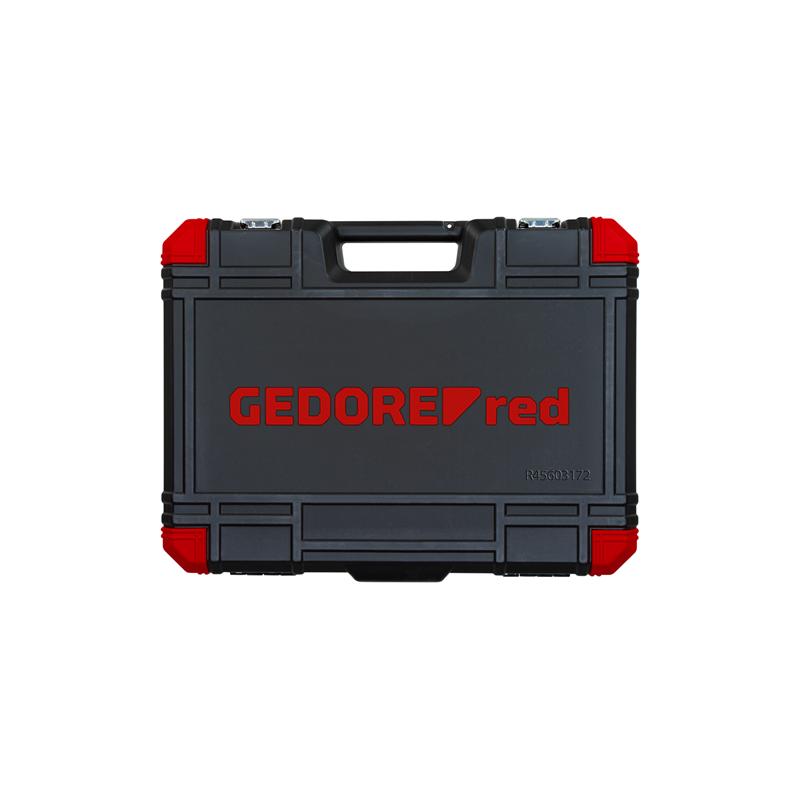 GEDORE Steckschlüssel-Satz mit 1/4 Zoll, 3/8 Zoll und 1/2 Zoll, 172-teilig - R45603172