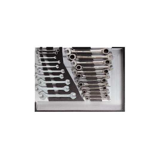 GEDORE Schraubenschlüsselsatz 1/1 Check-Tool-Modul 22-teilig R22350006
