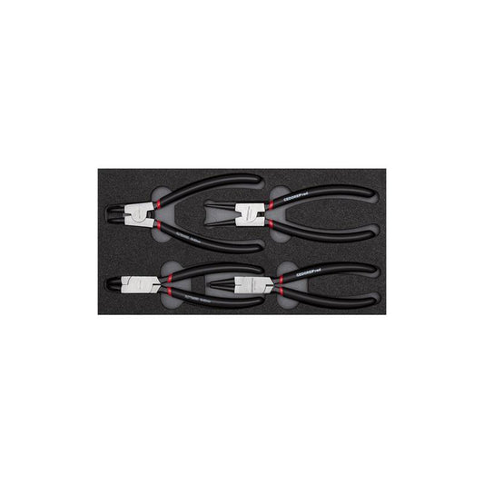 GEDORE Sicherungsringzangensatz 2/6 Check-Tool-Modul 4-teilig R22150017