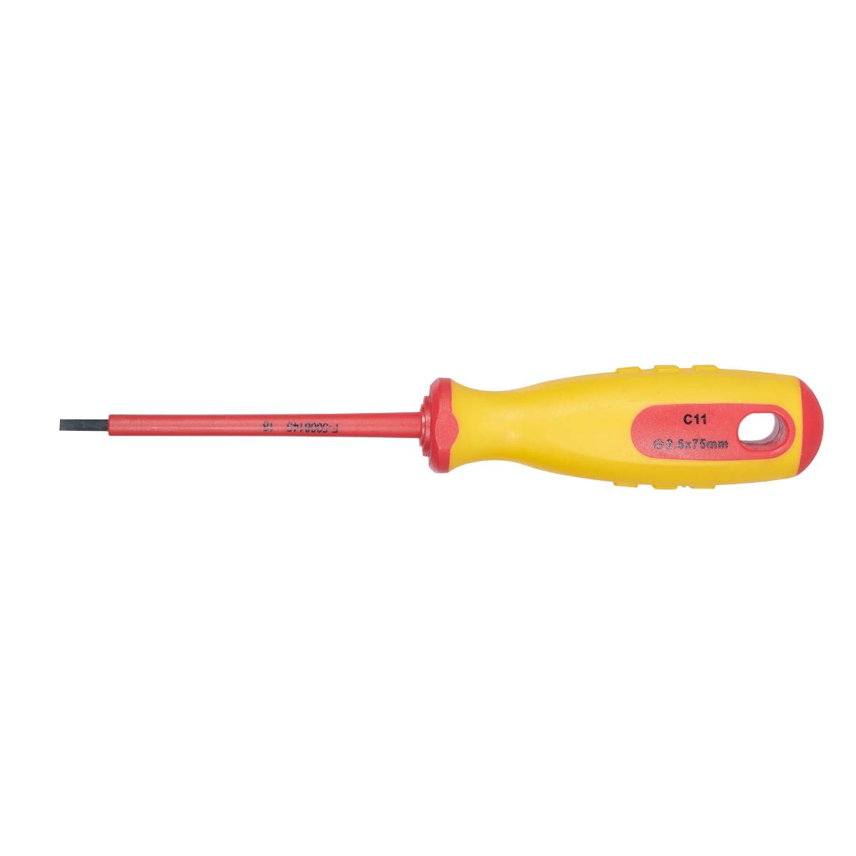 SW-Stahl Schraubendreher, VDE, Schlitz, 2,5 x 75 mm