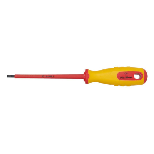 SW-Stahl Schraubendreher, VDE, Schlitz, 3,0 x 100 mm