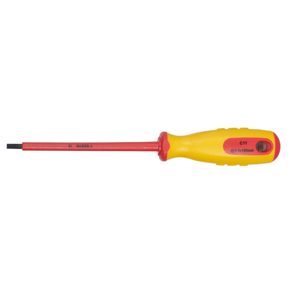 SW-Stahl Schraubendreher, VDE, Schlitz, 3,5 x 100 mm