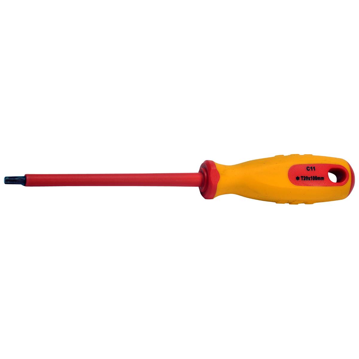 SW-Stahl Schraubendreher, VDE, T-Profil, T20 x 100 mm