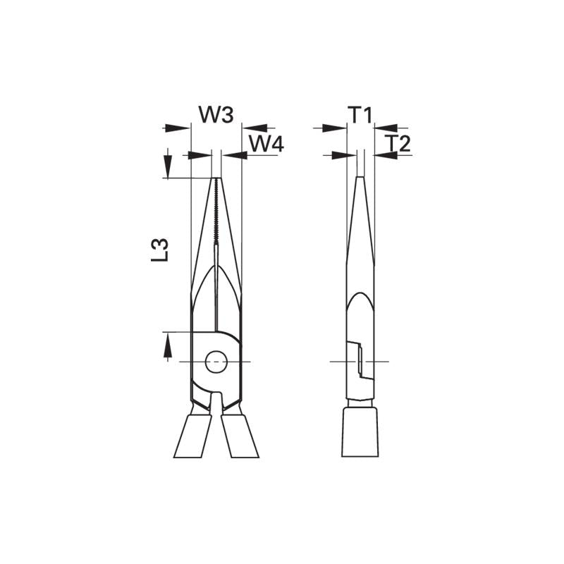 GEDORE Mechanikerzange gerade 200 Millimeter tauchisoliert 8136-200 TC