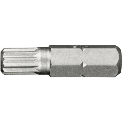 SW-Stahl Schraubendrehbit, 1/4", Innenvielzahn, M6