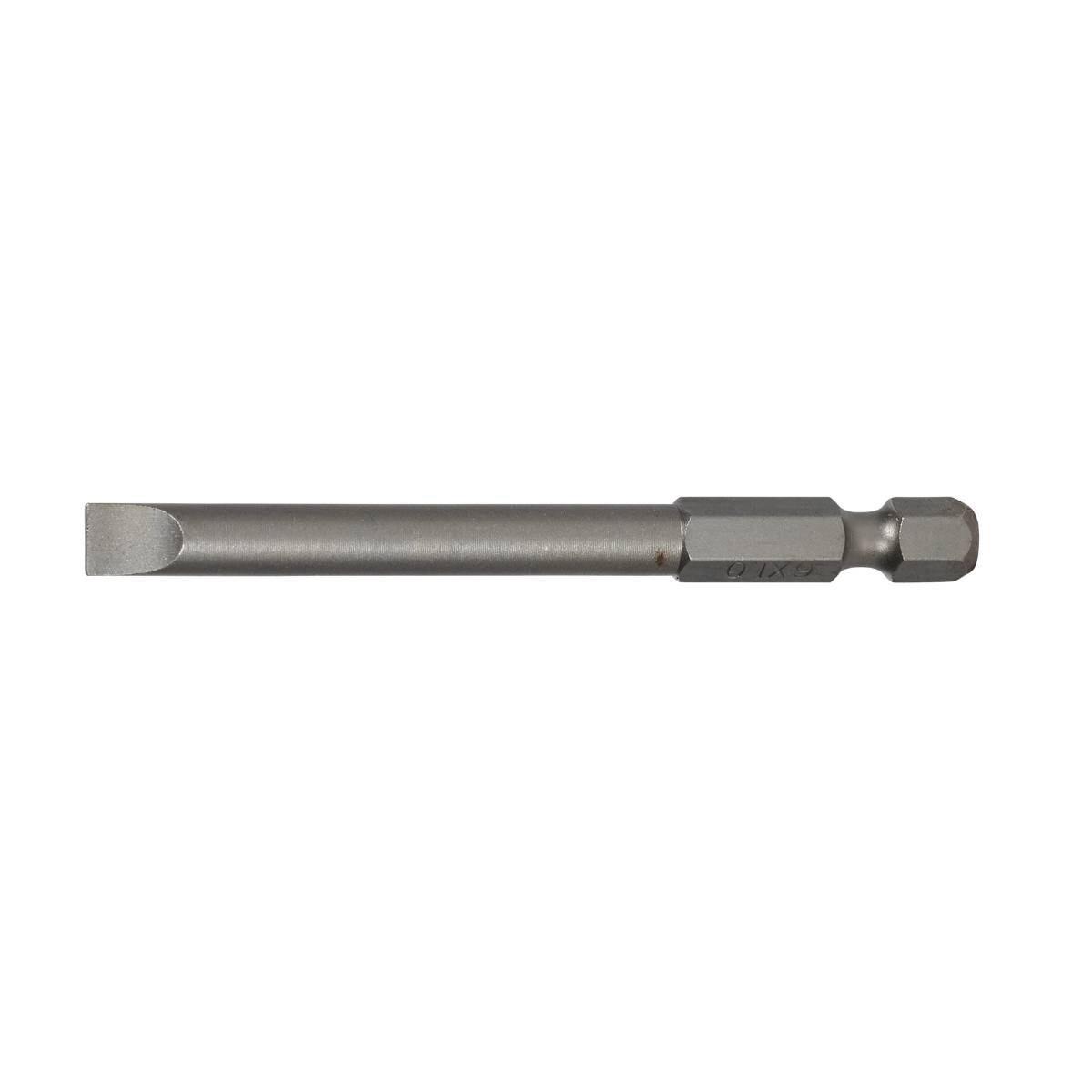 SW-Stahl Schraubendrehbit, 1/4", Schlitz, 6,5 mm, lang