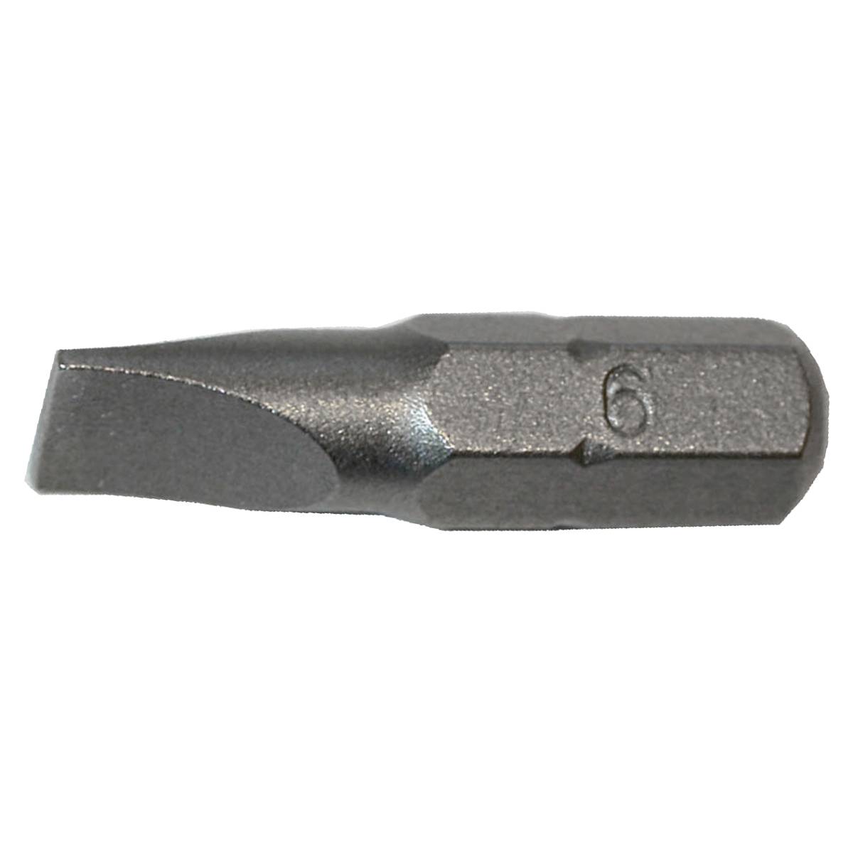 SW-Stahl Schraubendrehbit, 1/4", Schlitz, 7 mm