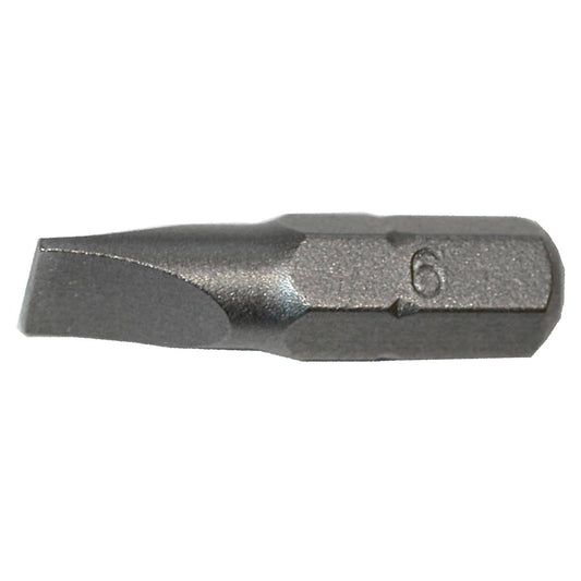 SW-Stahl Schraubendrehbit, 1/4", Schlitz, 7 mm
