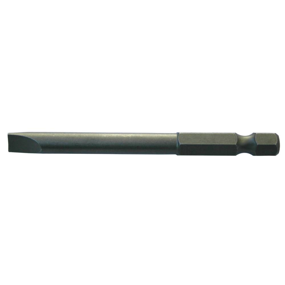 SW-Stahl Schraubendrehbit, 1/4", Schlitz, 7 mm, lang