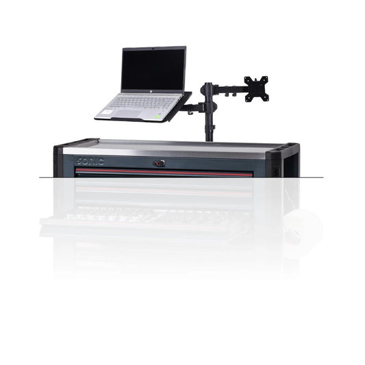 Sonic Monitor und Laptophalter für NEXT Werkstattwagen