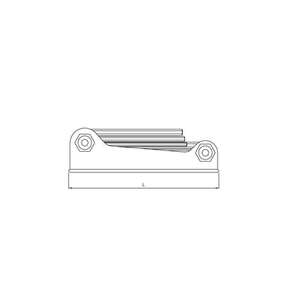 Sonic Innensechskantschlüsselsatz Klapphalter 7-teilig - 600713