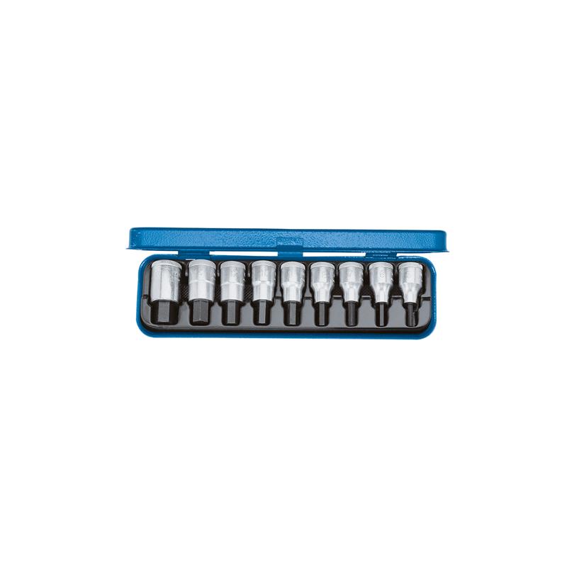 GEDORE Schraubendreher-Satz 1/2 Zoll 9-teilig Innen-Sechskant 5-17 mm IN 19 PM - 123456