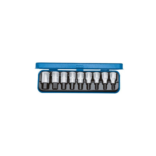 GEDORE Schraubendreher-Satz 1/2 Zoll, 9-teilig, Innen-Sechskant, Zoll, IN 19 PA - 123456