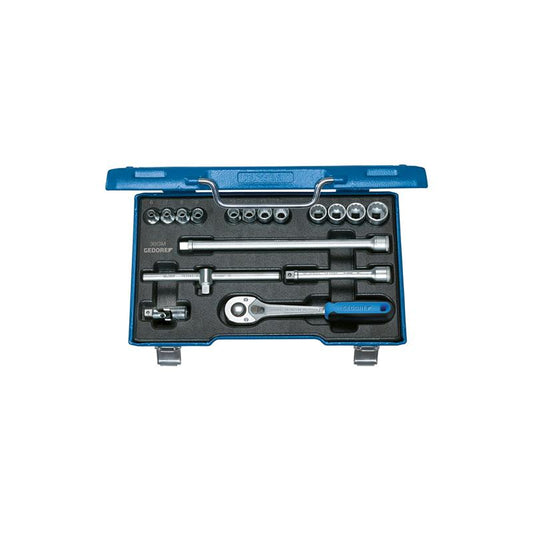 GEDORE Steckschlüssel Set 3/8 Zoll 17-teilig UD-Profil 6-19 Millimeter D 30 GMU-10