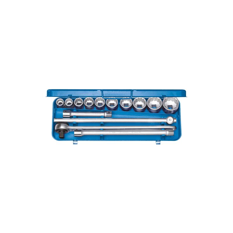 GEDORE Steckschlüssel-Satz 3/4 Zoll 14-teilig mit UD-Profil von 22 bis 50 mm D 32-EMU-2