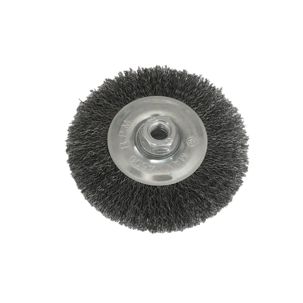 SW-Stahl Scheibenbürste, dünn gewellt, ø 125 mm, M14