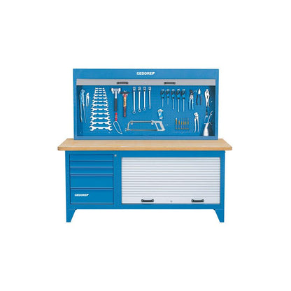 GEDORE Kombination Werkbank mit Schrank BR 1500 LH