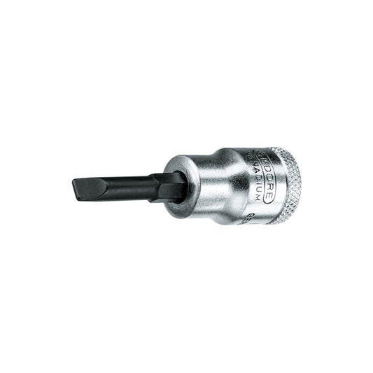 GEDORE Schraubendrehereinsatz 3/8 Zoll Schlitz 5,5 x 1 Millimeter IS 30 5,5X1-30