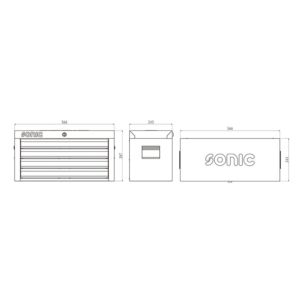 Sonic Aufsatzbox 96-teilig - 709601