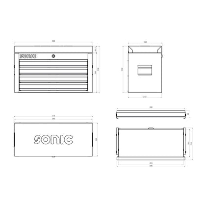Sonic Aufsatzbox 96-teilig - 709671