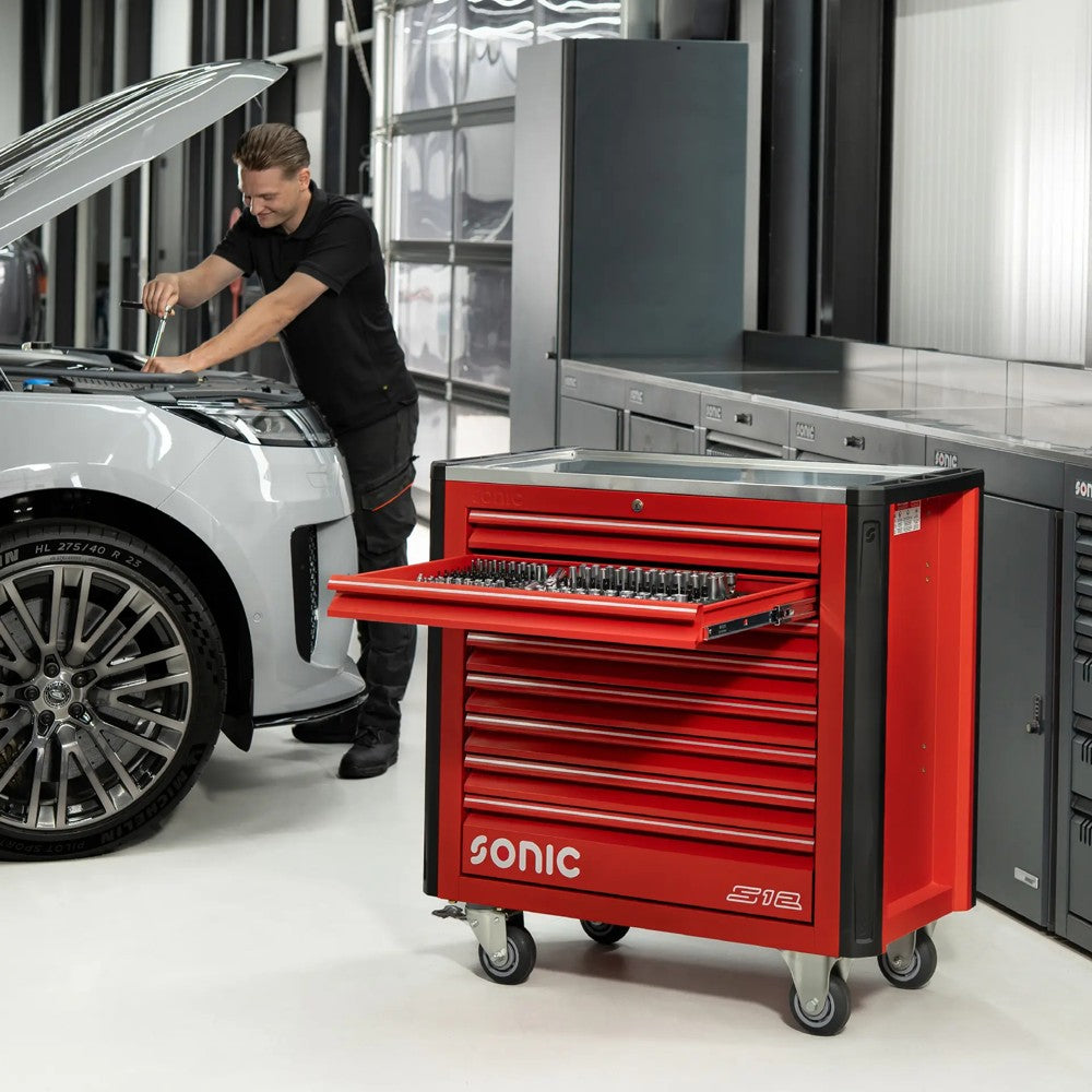 Sonic Werkstattwagen NEXT S12 rot 303-teilig - 730397