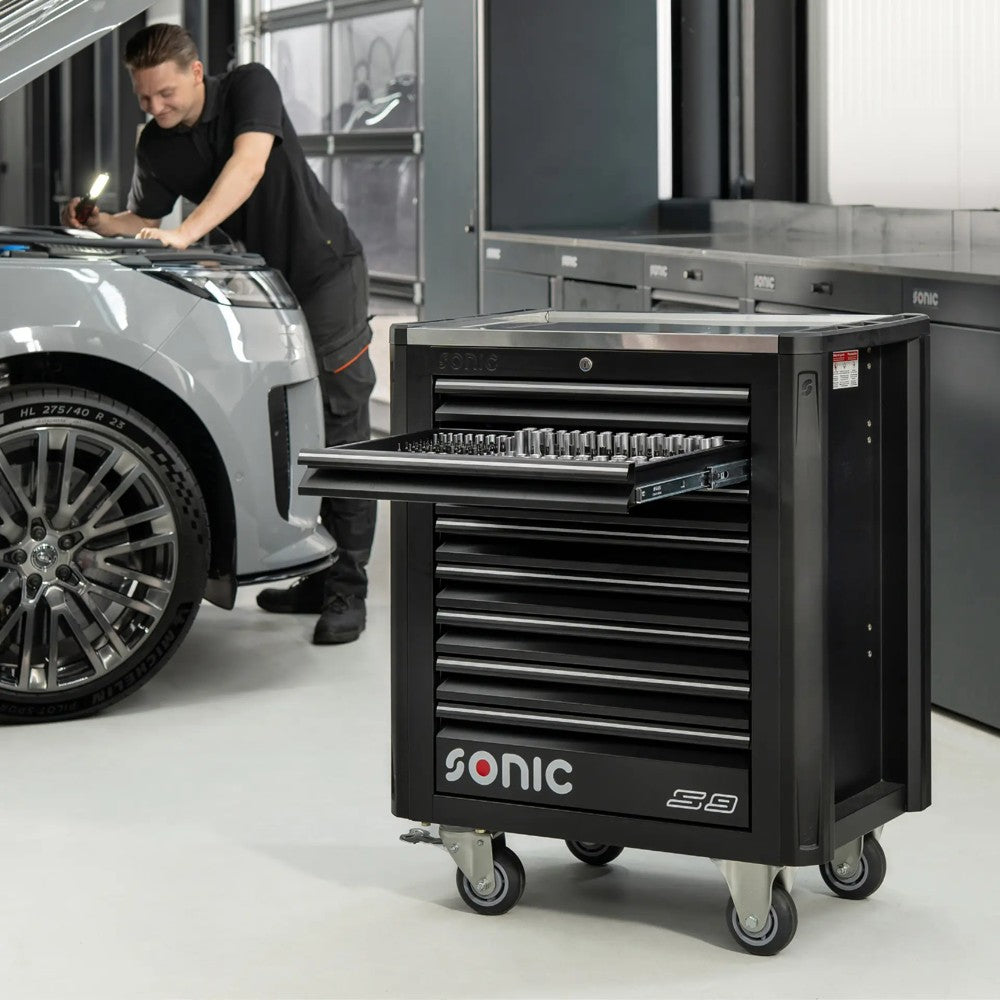 Sonic Werkstattwagen NEXT S9 schwarz 363-teilig - 736394