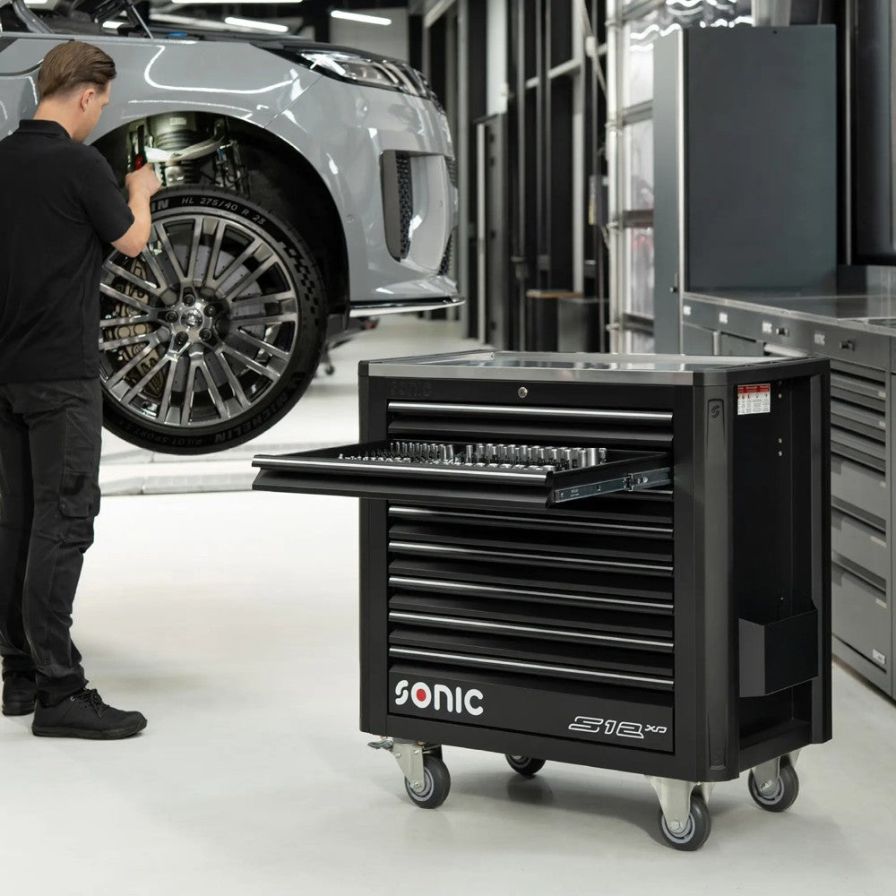 Sonic Werkstattwagen NEXT S12XD schwarz 887-teilig - 788798