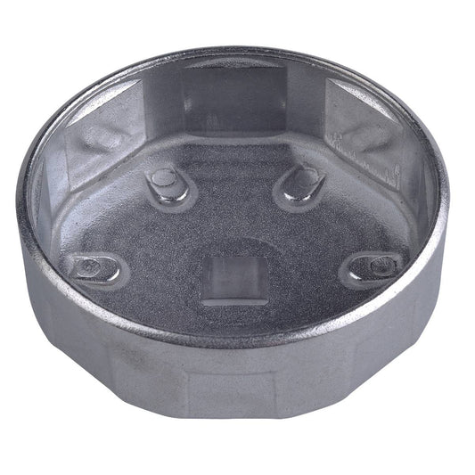 SW-Stahl Ölfilterschlüssel, Alu, 1/2'' Antrieb, 74 mm, 8 Kanten