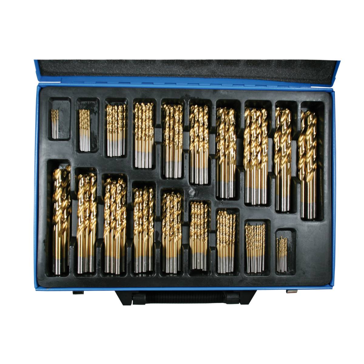 SW-Stahl Spiralbohrersatz, HSS-G TIN, 170-teilig
