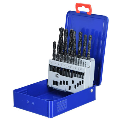 SW-Stahl Spiralbohrersatz, HSS-R, 1-10 mm, 19-teilig