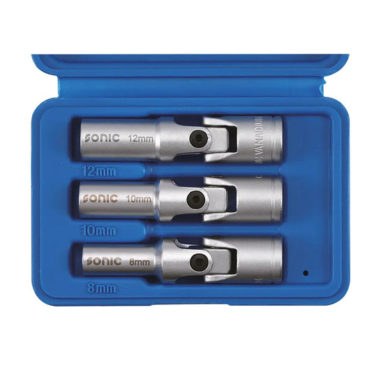 Sonic Glühkerzen Stecknuss-Satz 3/8 Zoll 3-tlg. - 805001