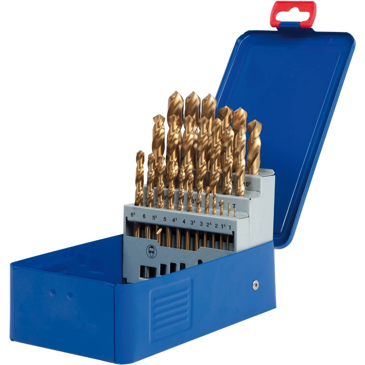 SW-Stahl Spiralbohrersatz, HSS-G TIN, 1-13 mm, 25-teilig
